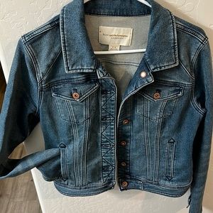 Anthropology soft jean jacket